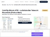 Website Screenshot CoinFlip Bitcoin ATM - La Bettola Bar Tabacchi Ricevitoria (Porta a Mare)