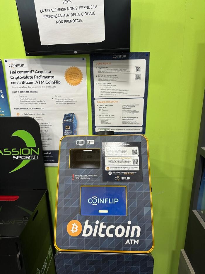 Images CoinFlip Bitcoin ATM - Tabaccheria the Crown (Vallette - Continassa)