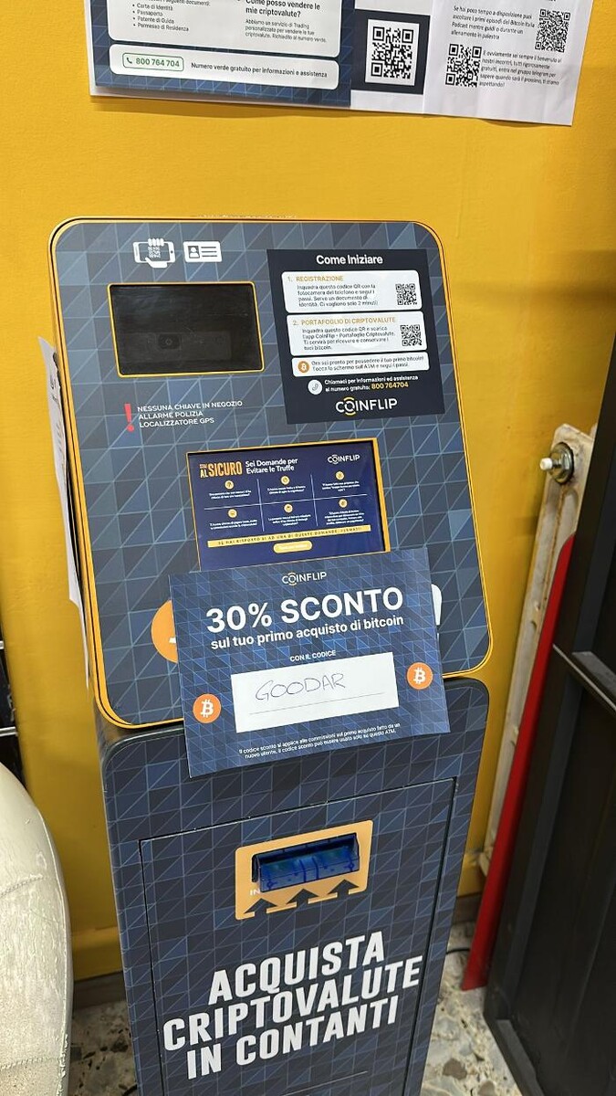 Images CoinFlip Bitcoin ATM - Good Luck Arezzo (Stazione)