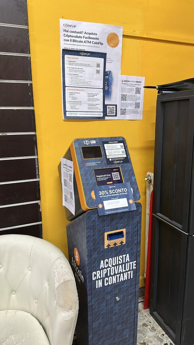 Images CoinFlip Bitcoin ATM - Good Luck Arezzo (Stazione)