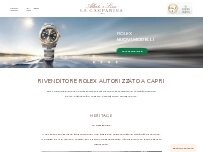 Website Screenshot La Campanina -Rolex Boutique Capri