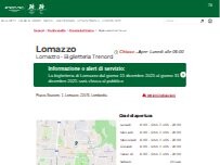 Website Screenshot Biglietteria Trenord