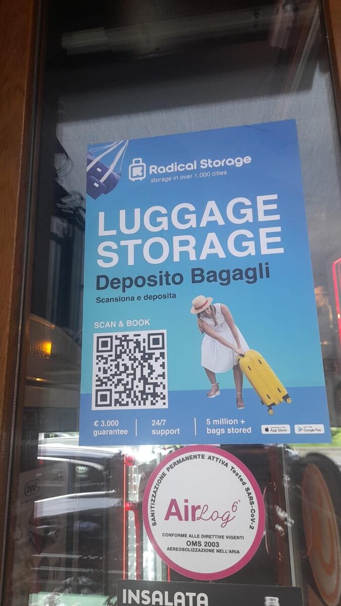 Images Luggage Storage San Siro Stadium Metro Station - Radical Storage