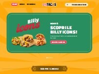 Website Screenshot Billy Tacos - Corbetta