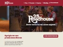 Website Screenshot Roadhouse Restaurant Arezzo