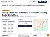Website Screenshot CoinFlip Bitcoin ATM - Mondovicino Shopping Center & Retail Park (Centro Commerciale)