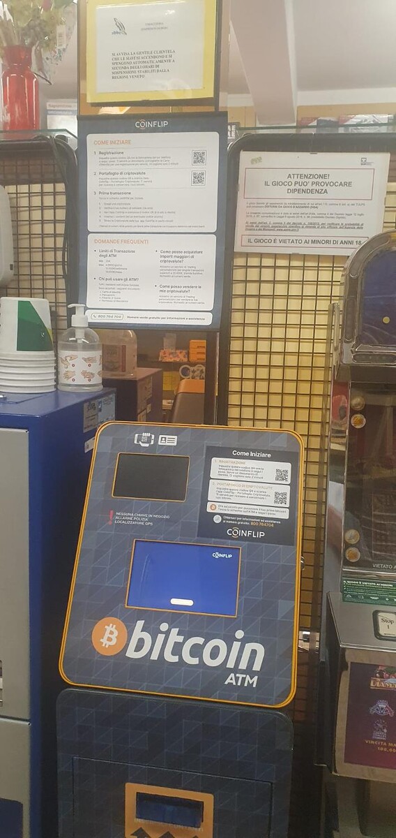 Images CoinFlip Bitcoin ATM - Tabaccheria Semprebon (San Giovanni Lupatoto)