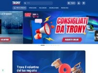 Website Screenshot Trony