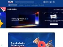 Website Screenshot Trony Cassola-Bassano