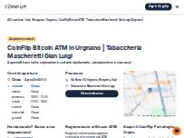 Website Screenshot CoinFlip Bitcoin ATM - Tabaccheria Mascheretti Gian Luigi (Urgnano)