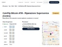 Website Screenshot CoinFlip Bitcoin ATM - Riparazione Supersonica (Centro)