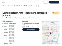 Website Screenshot CoinFlip Bitcoin ATM - Tabaccheria Tomassetti (Centro)