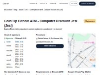 Website Screenshot CoinFlip Bitcoin ATM - Computer Discount Jesi (Jesi)