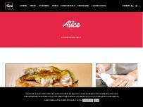 Website Screenshot Alice Pizza