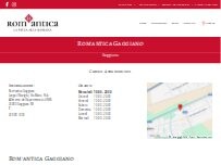 Website Screenshot Rom'antica Gaggiano