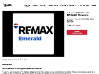 Website Screenshot RE/MAX Emerald
