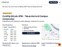 Website Screenshot CoinFlip Bitcoin ATM - Tabaccheria Al Campus (Università)