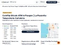 Website Screenshot CoinFlip Bitcoin ATM - La Piazzetta Tabaccheria Cartoleria (Pisogne)