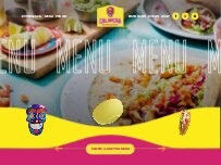 Website Screenshot Calavera Restaurant Ferrara