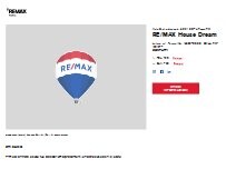 Website Screenshot RE/MAX House Dream