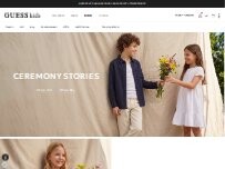 Website Screenshot GUESS KIDS