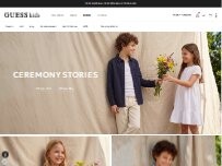 Website Screenshot GUESS KIDS