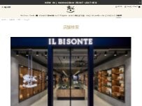 Website Screenshot IL BISONTE 表参道店