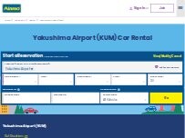 Website Screenshot Alamo Rent A Car
