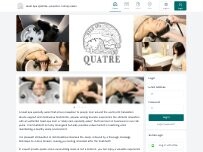 Website Screenshot Head Spa QUATRE -personal- 天王寺店