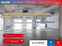 Website Screenshot 内装リースセンター