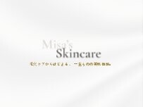 Website Screenshot 毛穴ケアフェイシャル専門店 Misa's Skincare 【ミサズスキンケア】