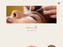 Website Screenshot salon:S 仙台店