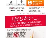 Website Screenshot 整痛院ふっか 銀座院