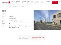 Website Screenshot シナネン㈱ 旭店