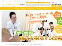 Website Screenshot げんきや接骨院・はり灸院 西多賀
