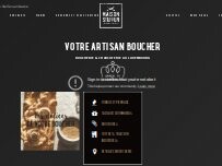 Website Screenshot Maison Steffen Cents (boucherie et livraison à domicile)