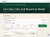 Website Screenshot National Car Rental