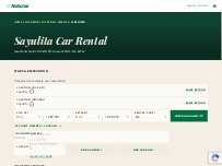 Website Screenshot National Car Rental