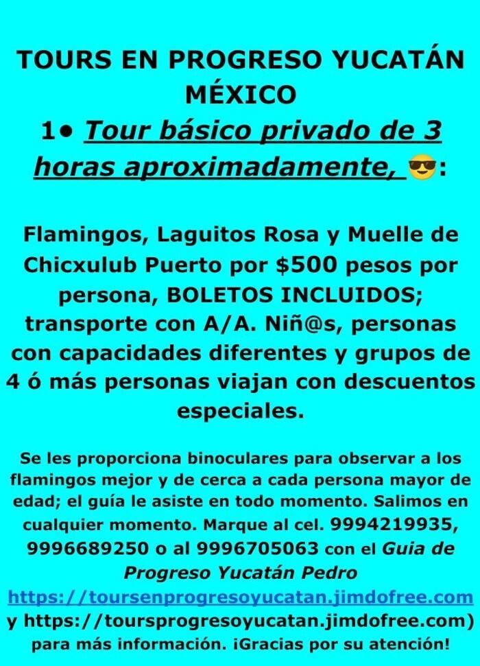 Images Tours en Progreso Yucatán México