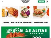 Website Screenshot Wingstop Rosarito