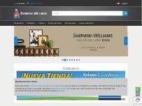 Website Screenshot Sherwin Williams Los Pinos