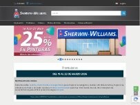 Website Screenshot Sherwin Williams Cd. Victoria