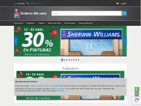 Website Screenshot Sherwin Williams Calle 7