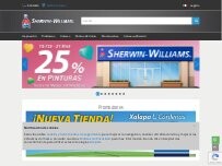 Website Screenshot Sherwin Williams Juriqulla Querétaro