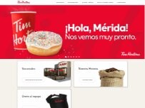 Website Screenshot Tim Hortons Villas Pachuca