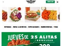 Website Screenshot Wingstop Pacífico