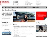 Screenshot for www.grondbedrijf.amsterdam.nl
