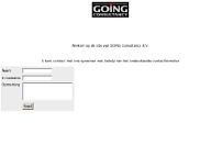 Screenshot for www.goingconsultancy.nl