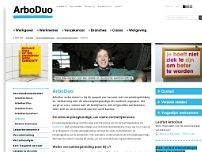 Screenshot for www.arboduo.nl