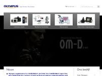 Screenshot for www.olympus.nl